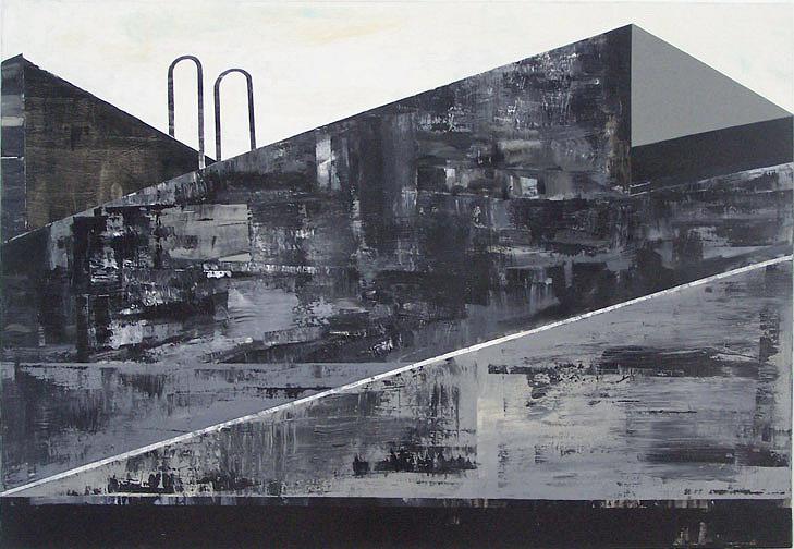 邊緣系列_手扶梯1號 2014 壓克力 畫布 112x162cm的封面圖