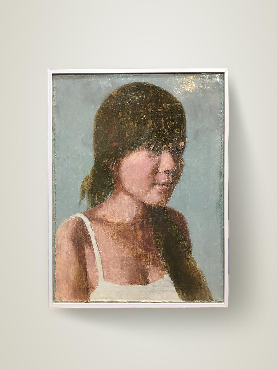 《自画像》油彩、畫布的封面圖