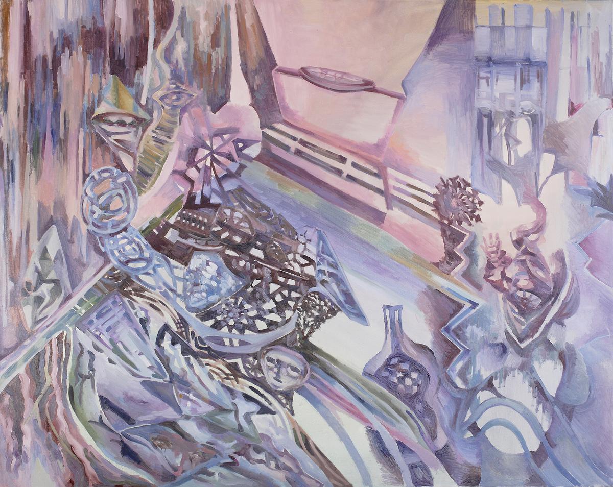 〈lurker , who’s they〉，2012年，油彩，畫布，120×162cm。的封面圖