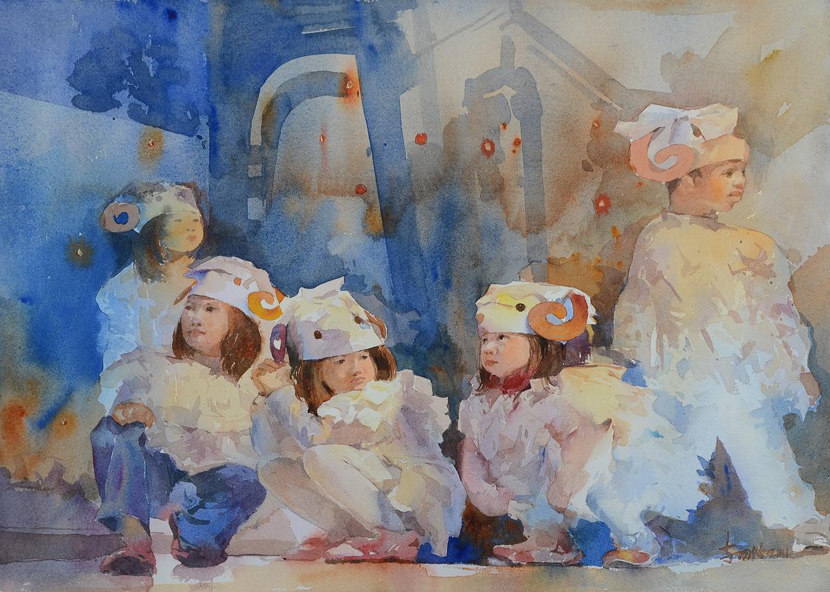 Time Poetics of Light and ColorA Study of Watercolor Creation by Su, Tung-Te's Cover