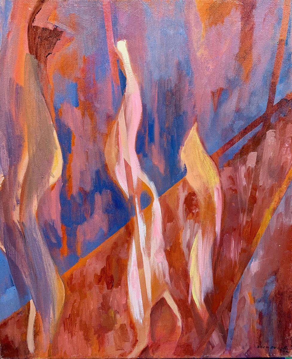 線形色的藝術療癒—張秀凉藝術創作論述 13 西門町的夜色1的封面圖