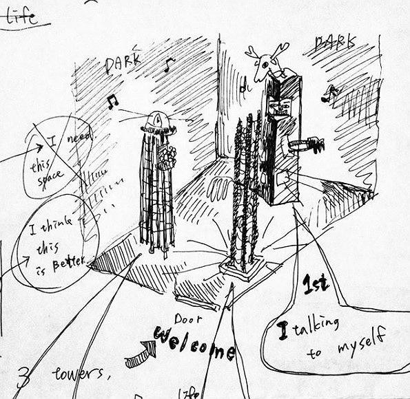 突波衝撞——楊宗倫創作論文-三個塔的封面圖