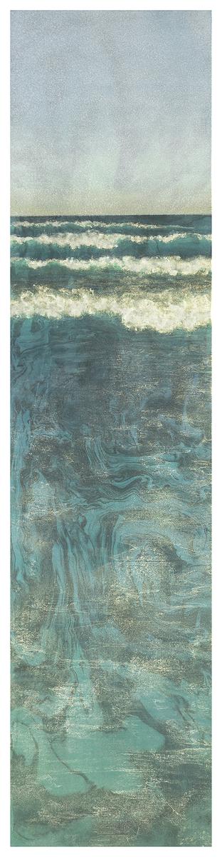 潛藏  45×180cm  2013年11月   墨.雲母粉.壓克力顏料的封面圖