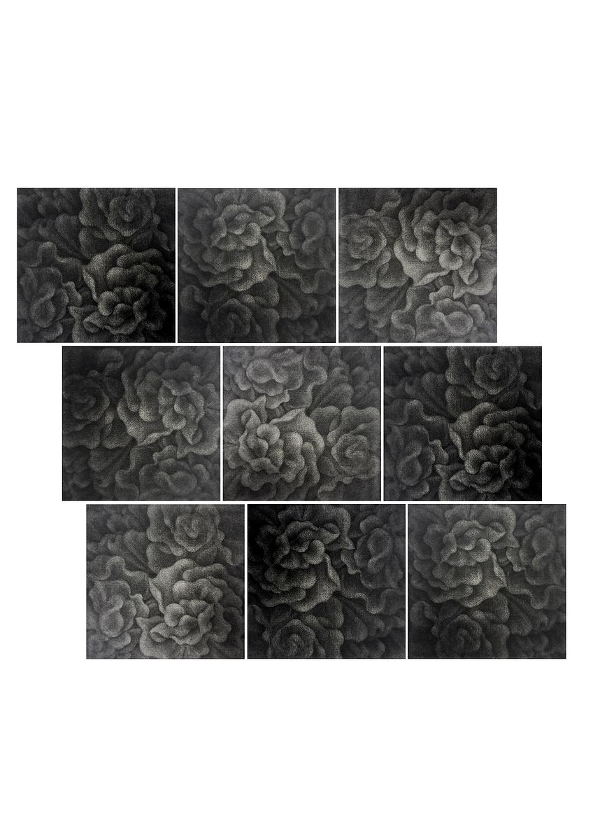 墨蘊花喻—19〈簇之一—Eustoma〉的封面圖