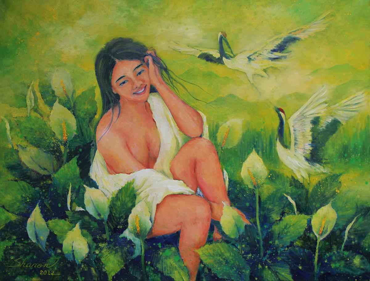 心跡‧花漾─林夏蓮油畫創作論述 幸福的封面圖