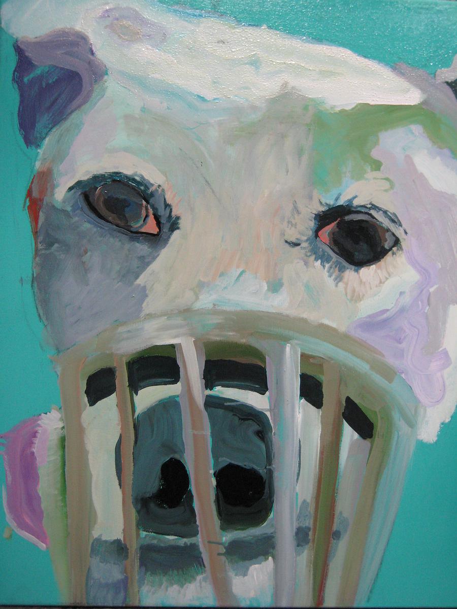 〈Speak Right〉,壓克力、畫布, 91.0 X 116.5 cm , 2009的封面圖