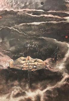 生命鏈結-周明翰繪畫之研究-5.擁抱的封面圖