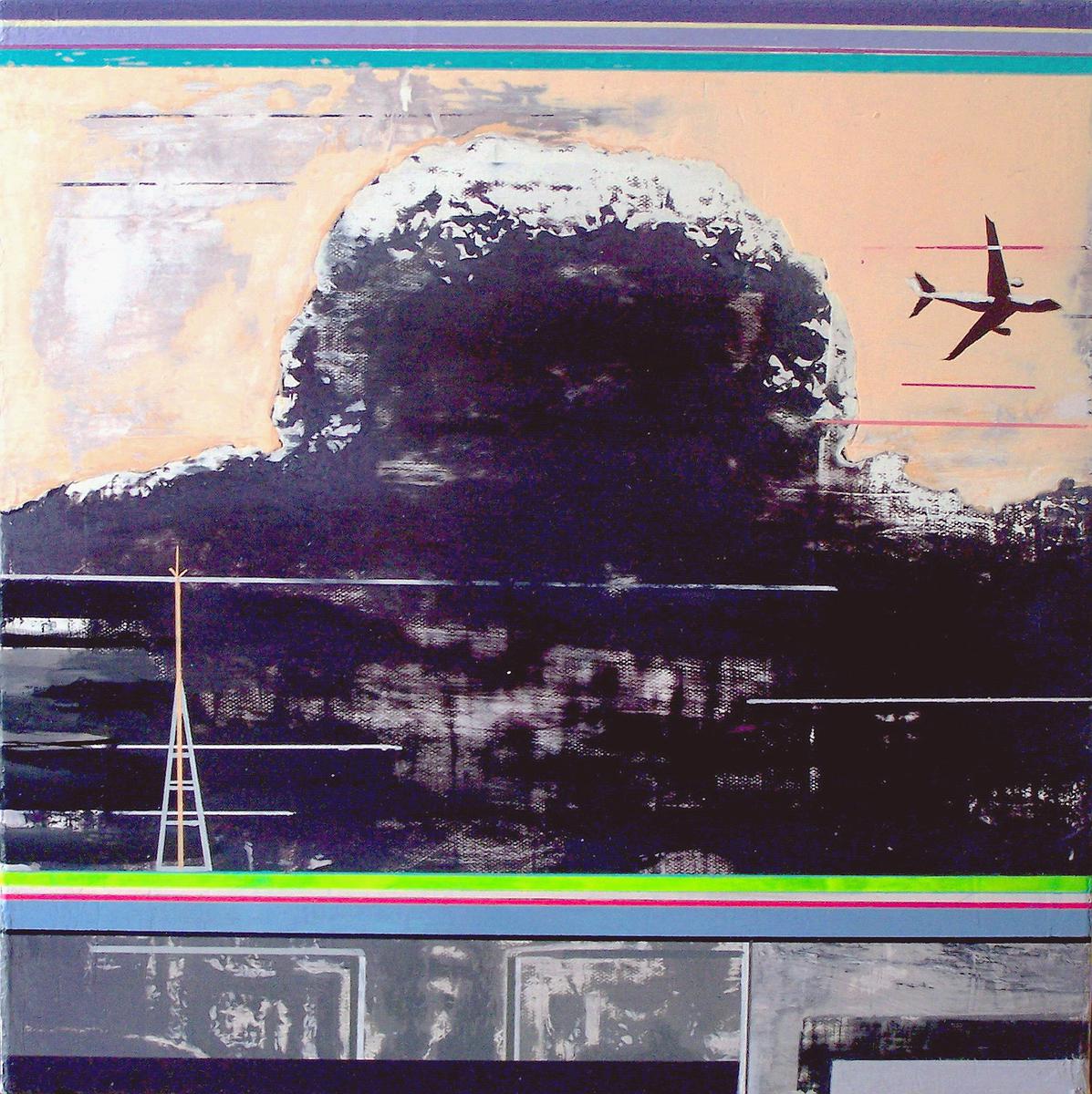 邊緣系列_原爆山丘 2016 壓克力 畫布 35x35cm的封面圖