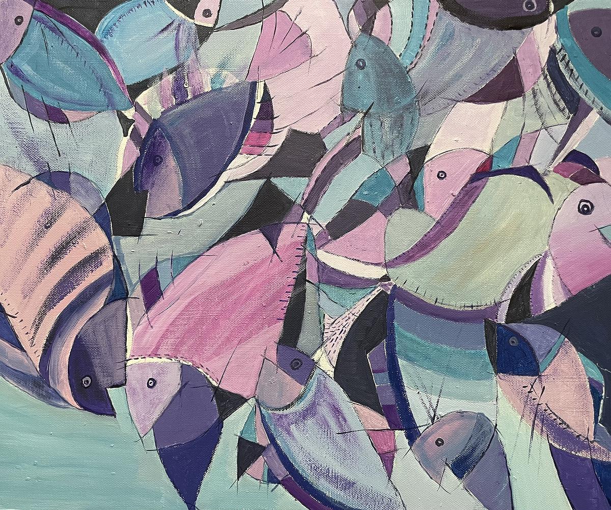 Deep Love for Fishing Port :The Creation of Chang Huai Jung’s  Oil Painting's Cover