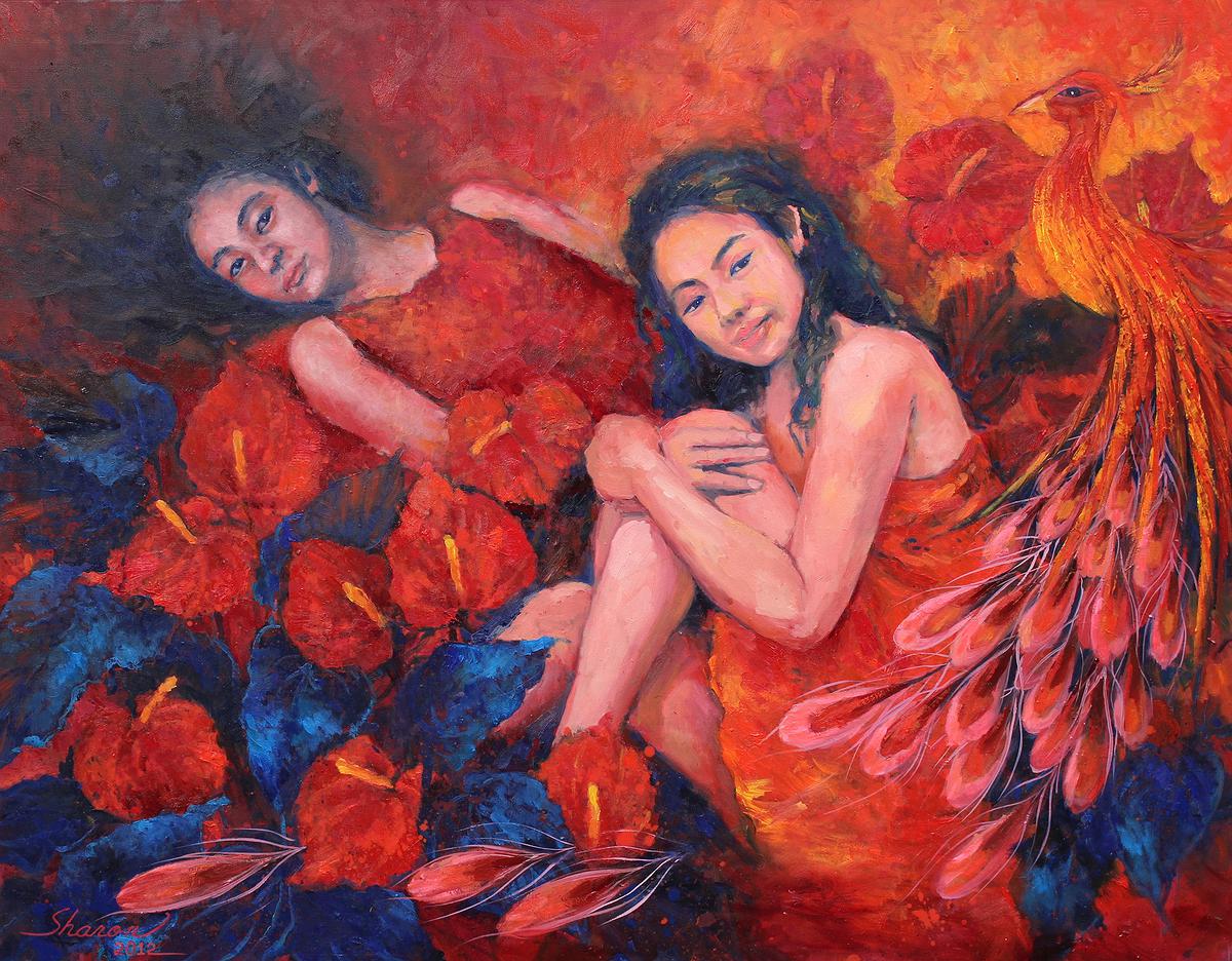 心跡‧花漾─林夏蓮油畫創作論述 赤愛的封面圖