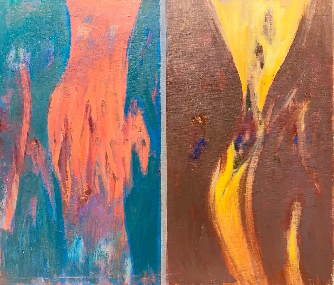 線形色的藝術療癒—張秀凉藝術創作論述 16 痛苦中的微甜1的封面圖