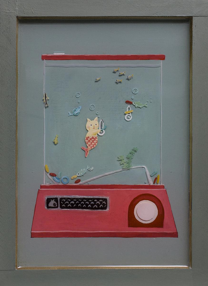 記憶漫遊─翁意雯創作論述 9 在水裡玩套圈圈的封面圖