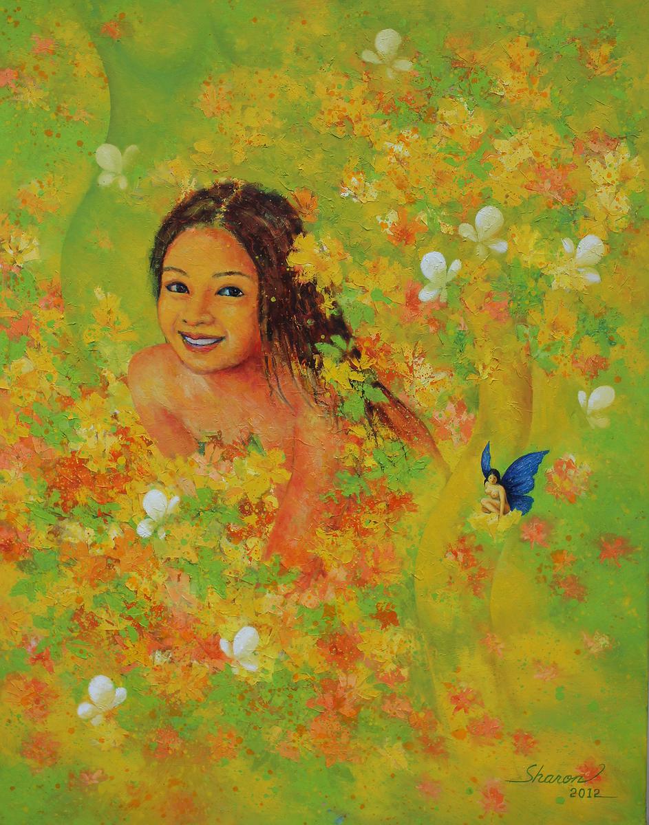 心跡‧花漾─林夏蓮油畫創作論述 花花蝴蝶的封面圖