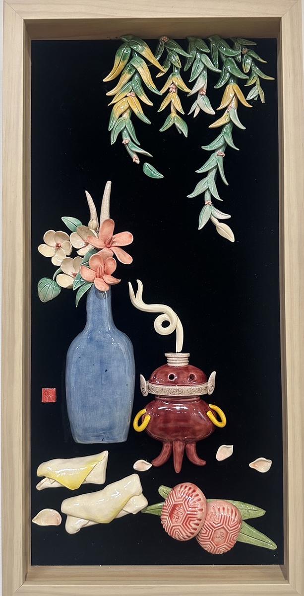 Chinese New Year elegant objects paintings: A Study on Koji Pottery Creation's Cover