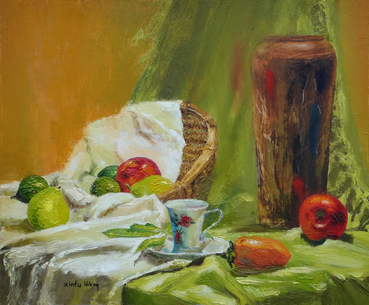 〈靜物〉，2011，油畫、松脂增厚劑，60.5×72.5㎝的封面圖