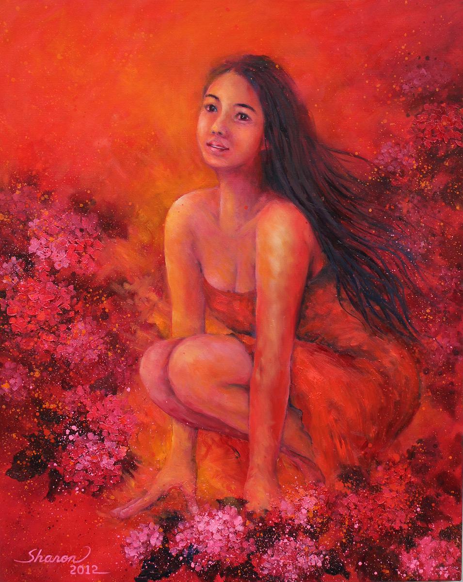 心跡‧花漾─林夏蓮油畫創作論述 怒放的封面圖