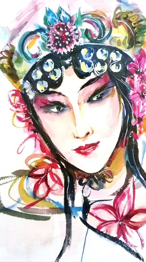 彩繪時尚—服飾畫之水彩技法研究13的封面圖