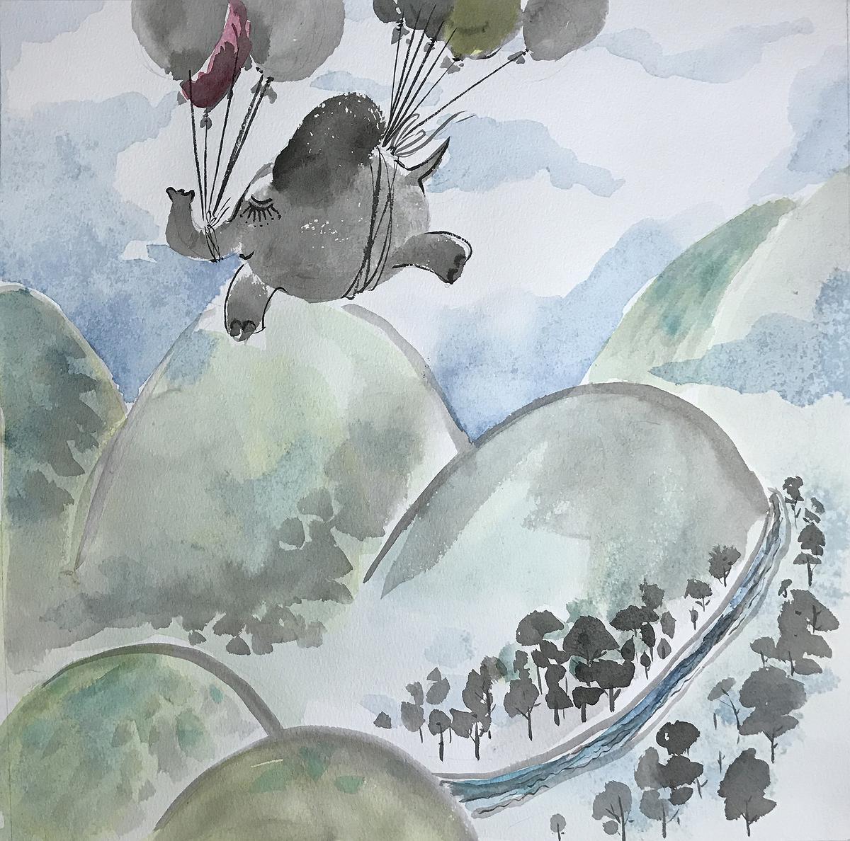 作品八〈小象1〉的封面圖