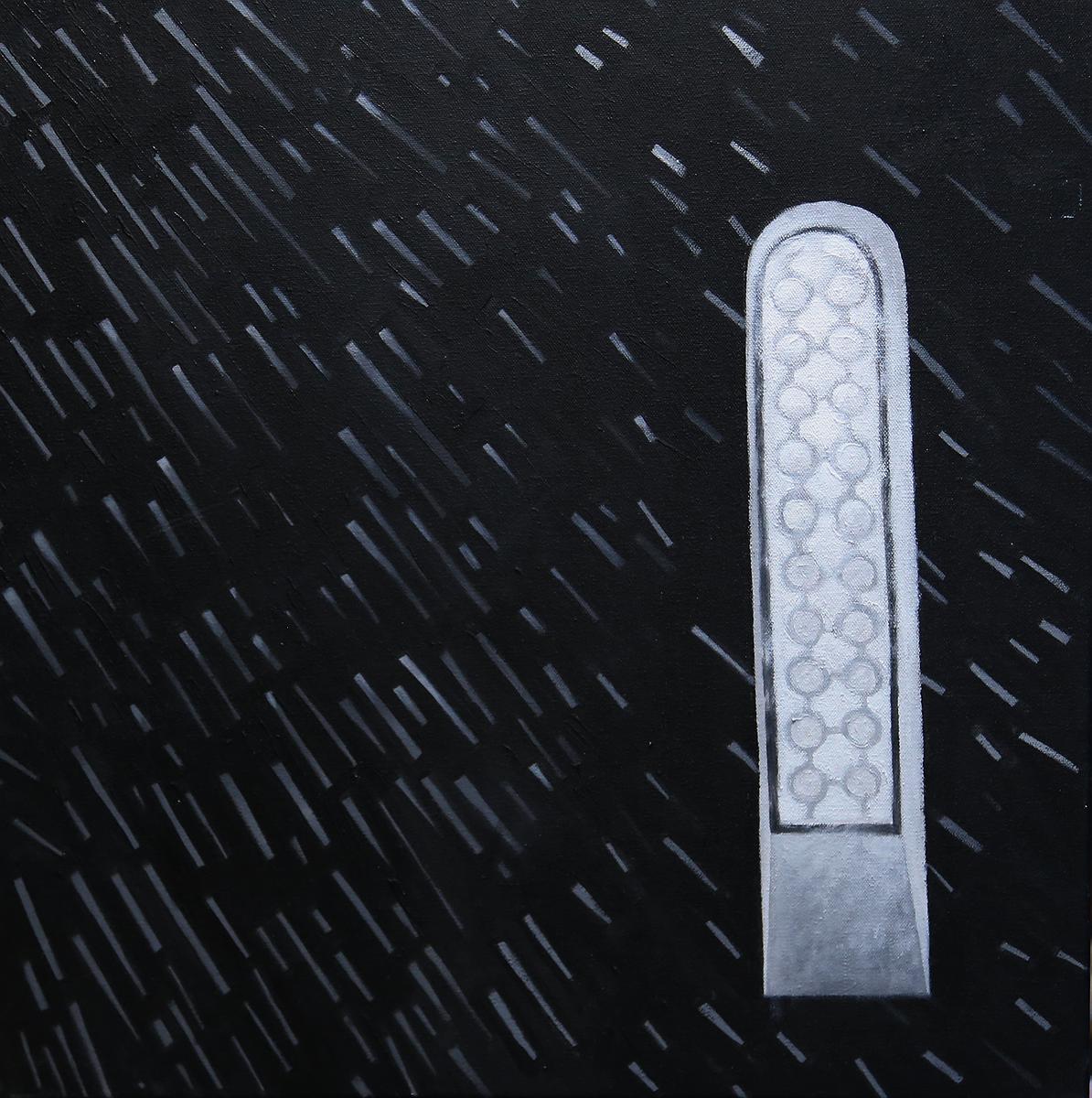 繪畫-向外走向內走系列-夜聲-60x60cm-壓克力彩-2017的封面圖