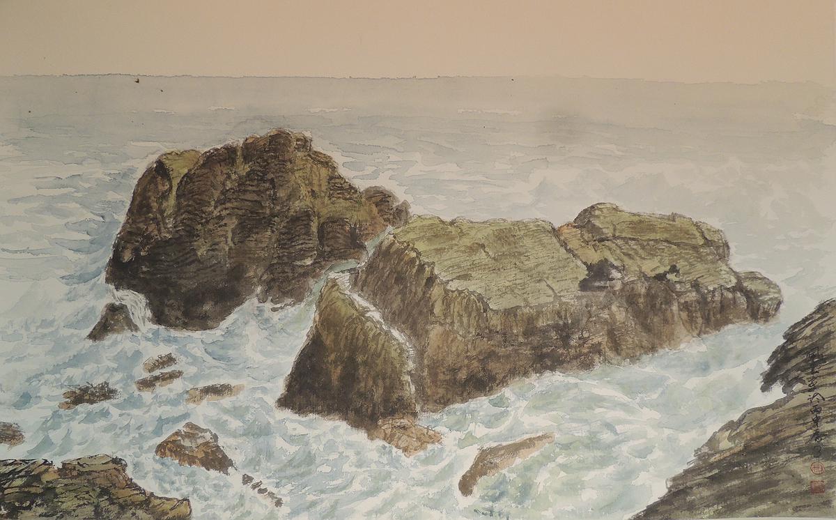 臺灣海濤與海石之美–蘇澳風情-流折皺之二的封面圖