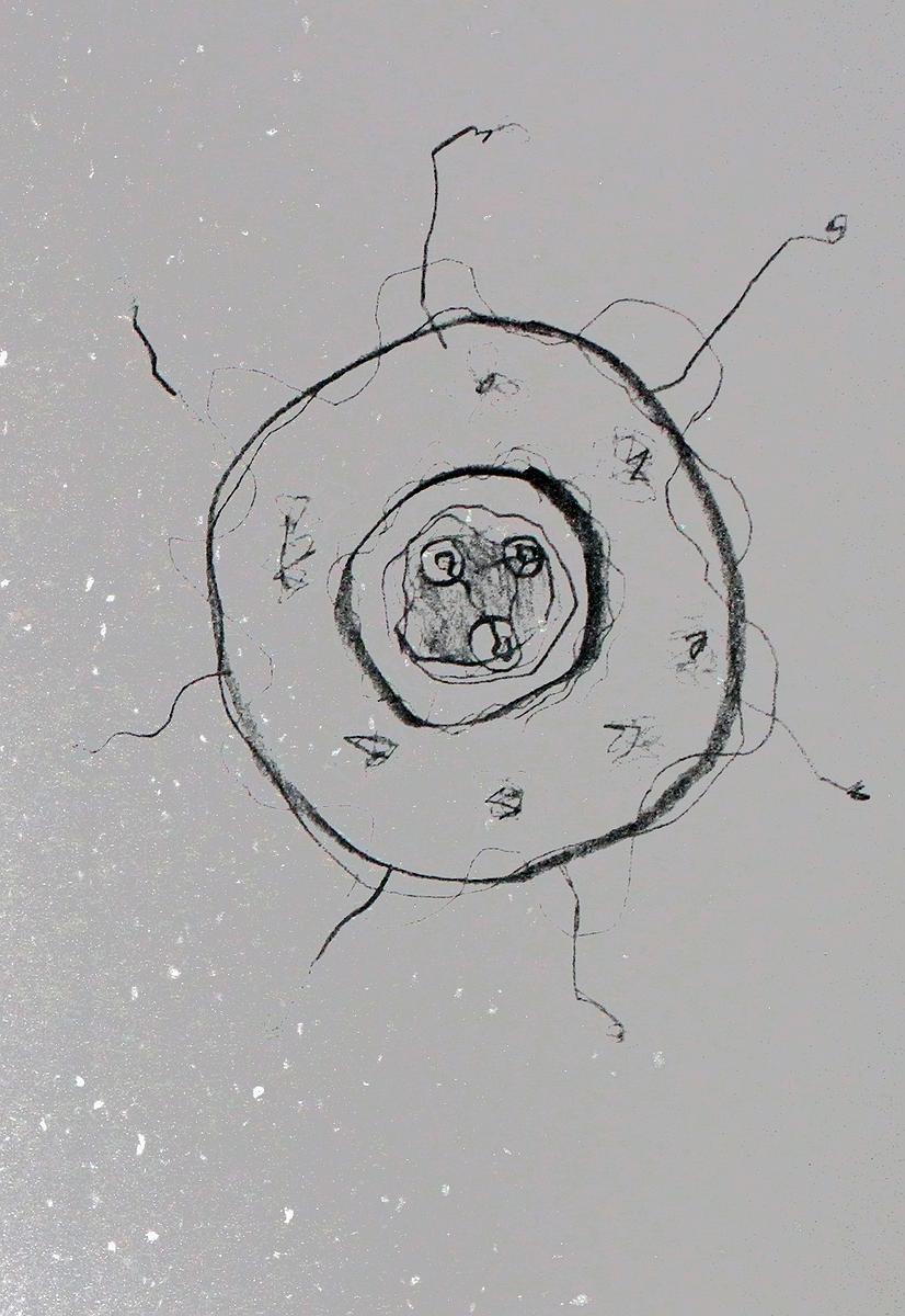 植物療癒—黃瑩瑄創作論述  情緒細胞系列 細胞手稿 11的封面圖