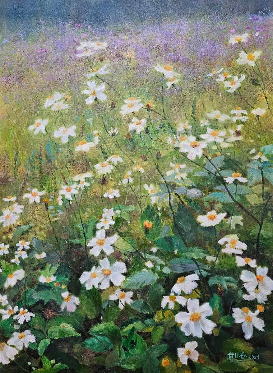 Floral Resonance and Subtle Traces: A Discourse on Huang Jih Hsiang’s Floral Oil Paintings's Cover