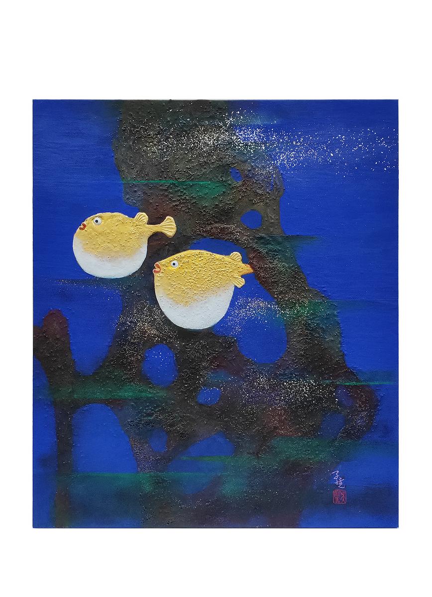 許深州膠彩繪畫藝術之研究 相依的封面圖