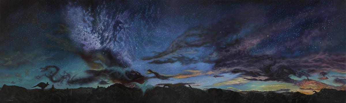 雲動系列-異域座標60X200cm2016的封面圖