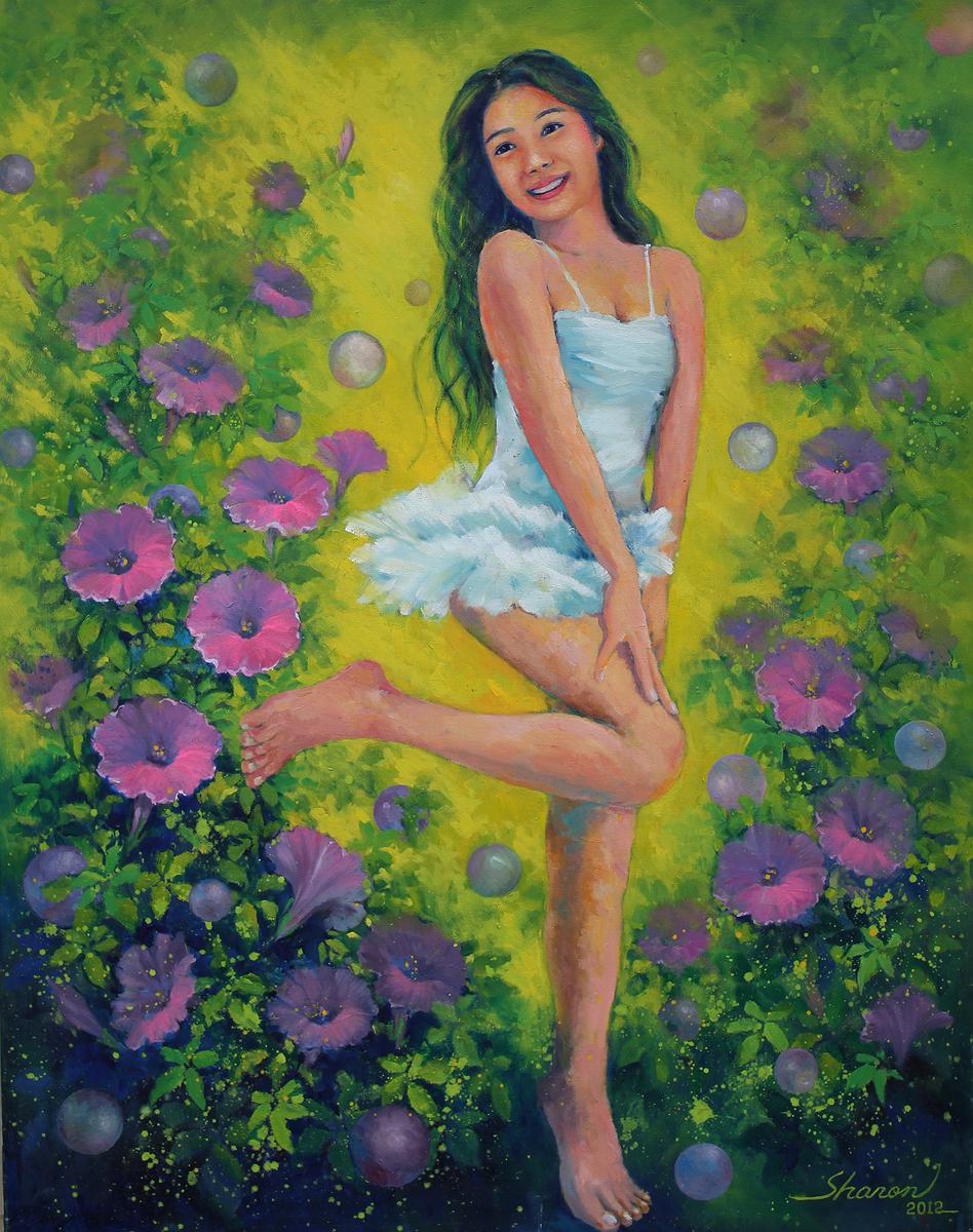 Spiritual Trail and Floral Ripples ─ A Dissertation on the Oil Painting Art Works by Lin,Hsia-Lien's Cover