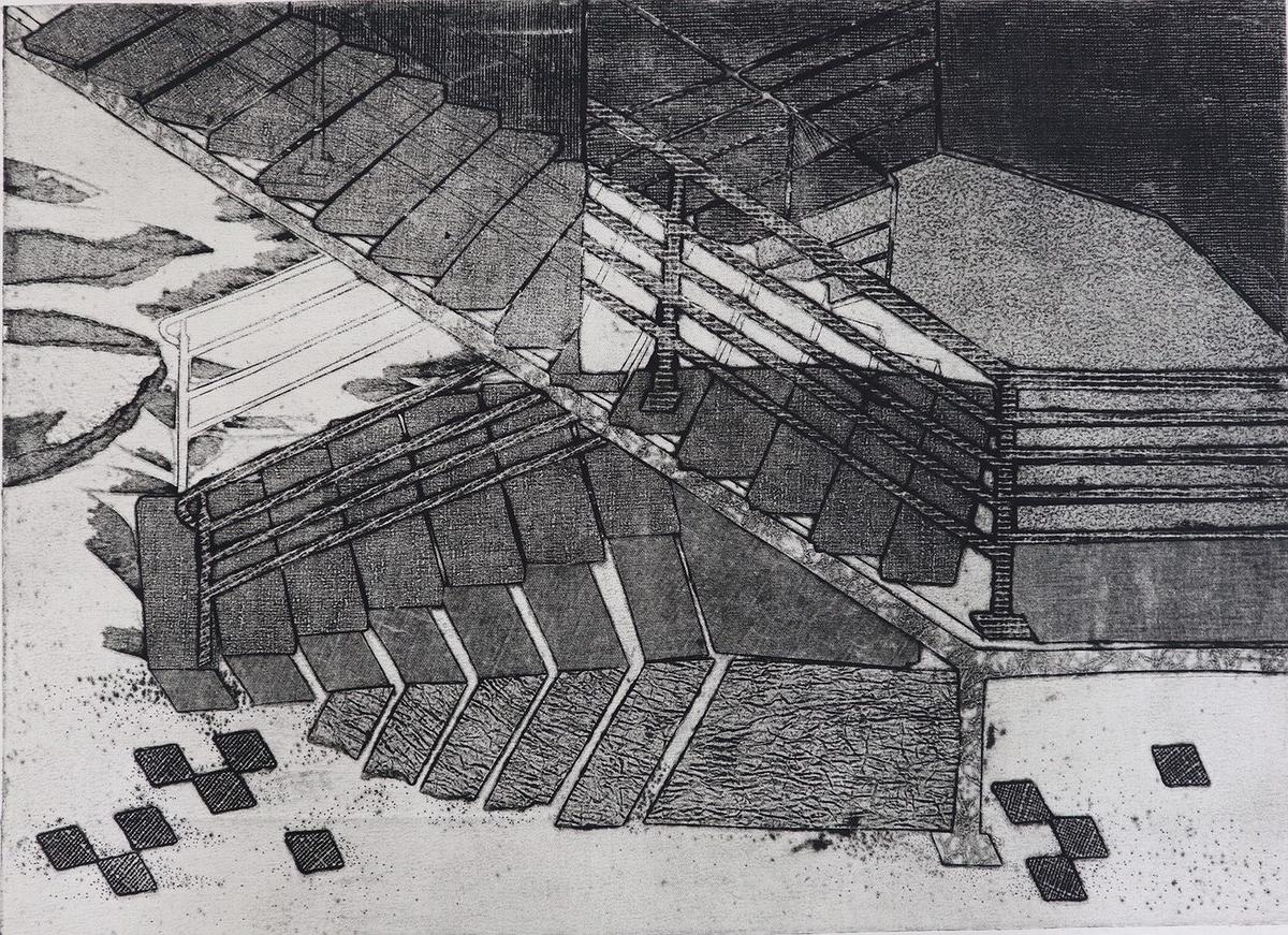 築構Ⅱ 54x39.5cm2020凹版胚布的封面圖