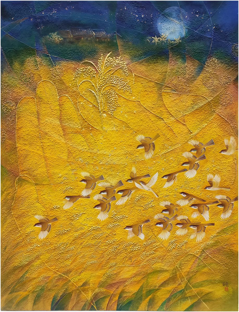 許深州膠彩繪畫藝術之研究 03守護平安的封面圖