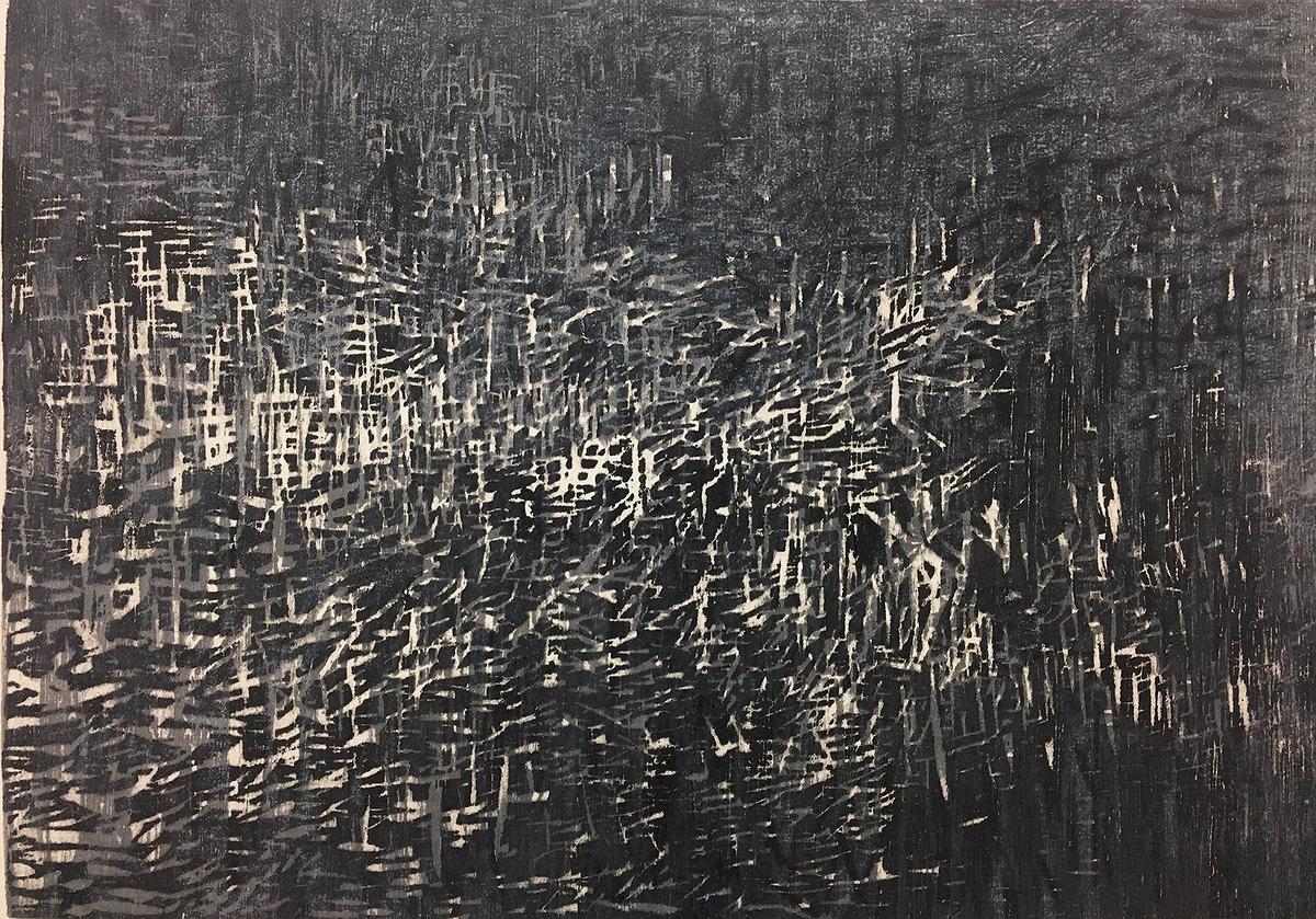 〈織〉 ，2017，油墨、紙，image size：21.2 cm × 30 cm.的封面圖