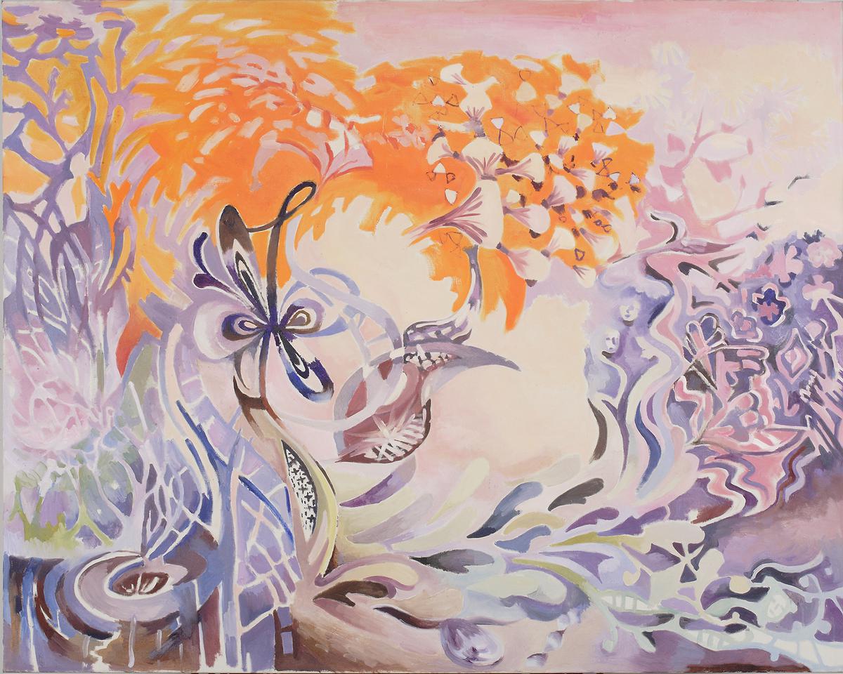 〈季節的道路〉，2012年，油彩，畫布，120×162cm。的封面圖