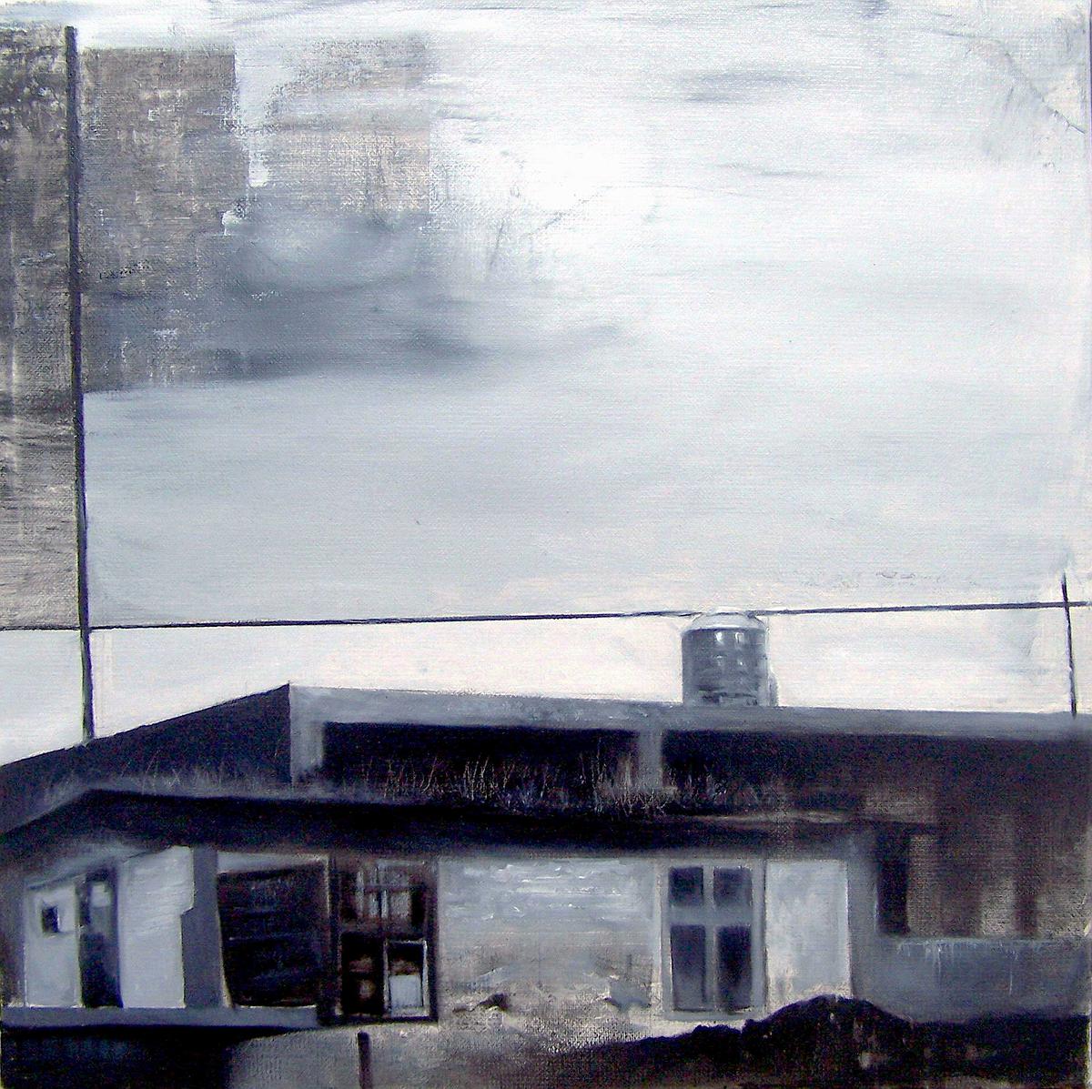 城逝系列-5 2014 綜合媒材 畫布 60x60cm的封面圖