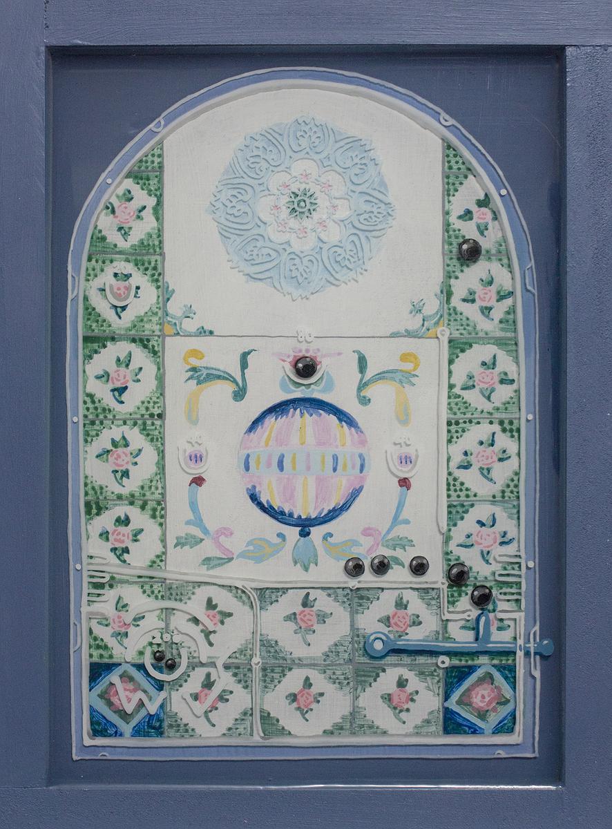 記憶漫遊─翁意雯創作論述  14 花窗迷你彈珠台的封面圖