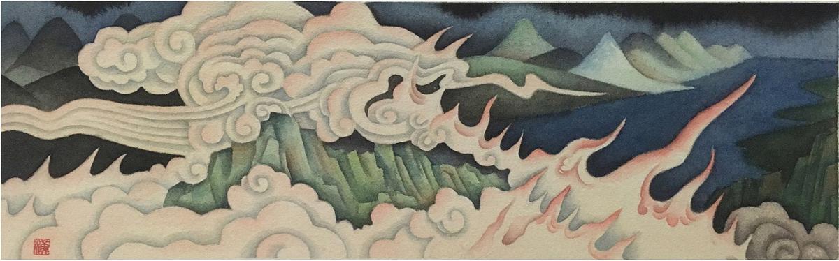 一島一世界—心境寫照之山水繪畫創作研究-10的封面圖