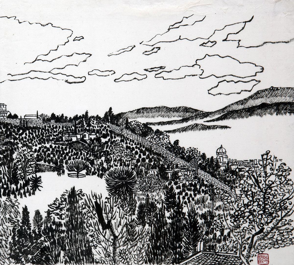 林澄〈Je suis à Paris(五)佛羅倫斯〉 2014，24x25.5cm的封面圖