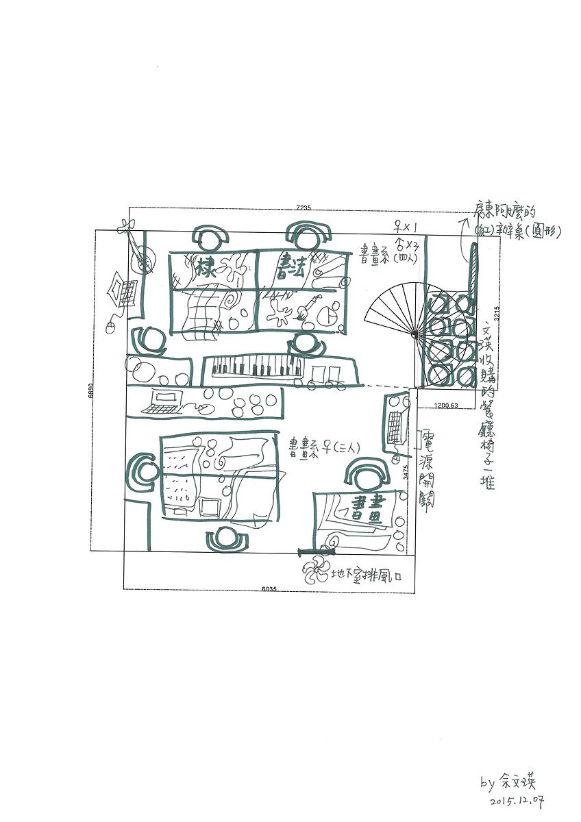 圖3-14.山珍海味工作室訪談平面繪製圖-民國104-佘-B1的封面圖